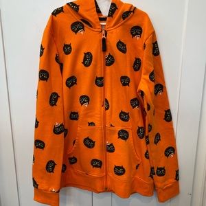 Halloween Black Cat Hoodie